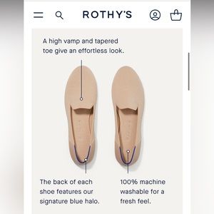 Rothys Loafer in Sand